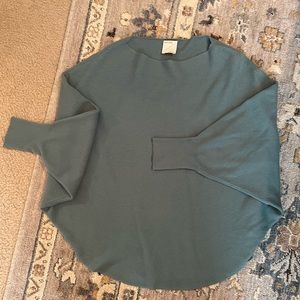 Sage green batwing sweater